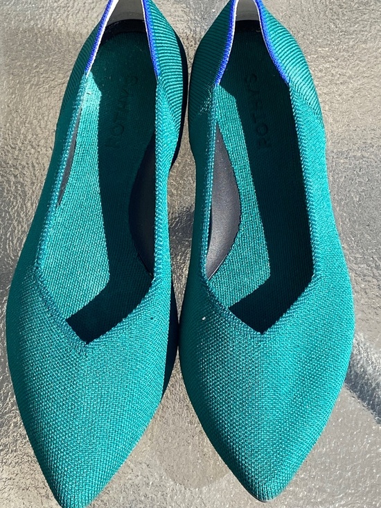 Rothy's Shoes - Retired the Wickedly Dark Emerald Rothys The Point 10.5 Woman’s flats